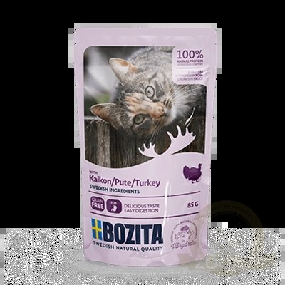 BOZITA Kawałki W Sosie Z Indykiem 85g
