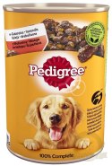 Pedigree Mokra Karma Dla Dorosłych Psów Z Wołowiną W Galarecie Puszka 400g
