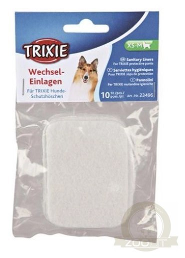 Trixie Wkłady Do Majtek Ochronnych Dla Suczki XS-M 10szt Trixie Wkłady Do Majtek Ochronnych Dla Suczki XS-M 10szt