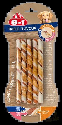 8in1 Triple Flavour Twisted Sticks 10szt