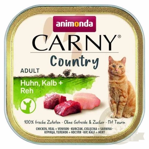 ANIMONDA Carny Country Adult Kurczak,Cielęcina i Sarna 100g