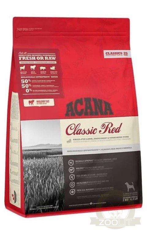 Acana Classic Red Meat 2kg Acana Classic Red Meat 2kg