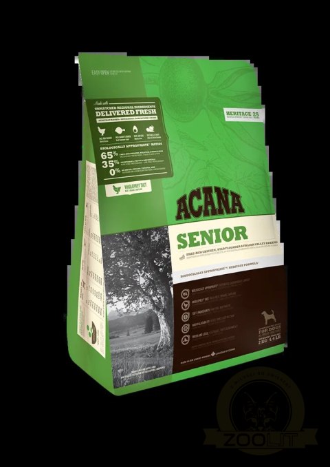 Acana Heirtage Senior Dog 2kg Acana Heirtage Senior Dog 2kg