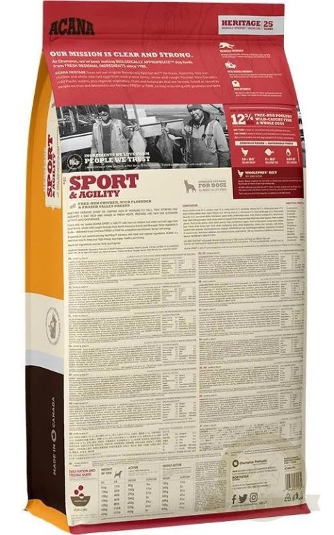 Acana Heritage Sport & Agility 17kg Acana Heritage Sport & Agility 17kg