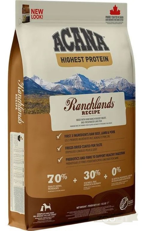 Acana Regionals Ranchlands Dog 6kg Acana Regionals Ranchlands Dog 6kg