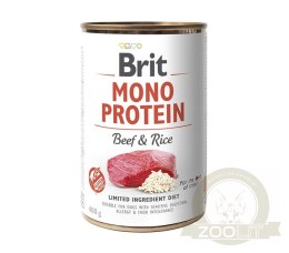 Brit Mono Protein Beef & Brown Rice 400g