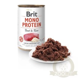 Brit Mono Protein Beef & Brown Rice 400g