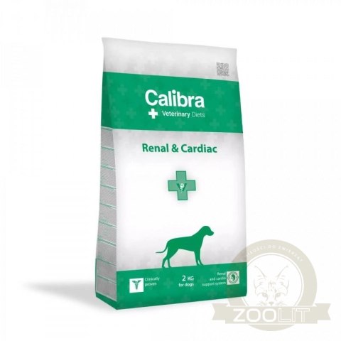 Calibra Veterinary Diets Dog Renal Cardiac 2kg Calibra Veterinary Diets Dog Renal Cardiac 2kg
