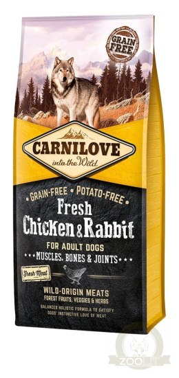 Carnilove Dog Fresh Chicken Rabbit Adult 12kg