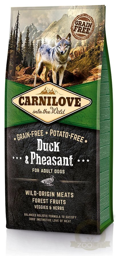 Carnilove Duck & Pheasant For Adult 12kg Carnilove Duck & Pheasant For Adult 12kg