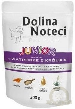 Dolina Noteci Premium Junior Bogata W Wątróbkę Z Królika 300g Dolina Noteci Premium Junior Bogata W Wątróbkę Z Królika 300g