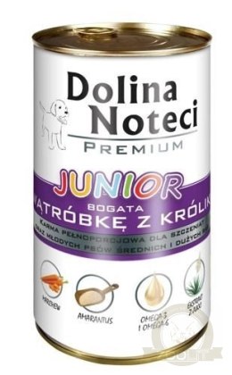 Dolina Noteci Premium Junior Bogata W Wątróbkę Z Królika 400g