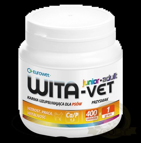 Eurowet Wita-Vet Junior +Aldut 400tab Eurowet Wita-Vet Junior +Aldut 400tab