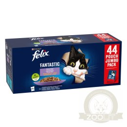Felix Fantastic Mix Mięsny W Galaretce 44x85g