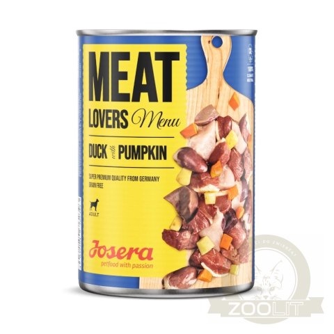 JOSERA Meat Lovers Menu Kaczka Z Dynią 400g JOSERA Meat Lovers Menu Kaczka Z Dynią 400g