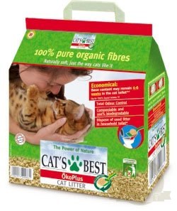 JRS Cats Best Eko Plus - Żwirek Drewniany Zbrylający 5l / 2,1kg JRS Cats Best Eko Plus - Żwirek Drewniany Zbrylający 5l / 2,1kg