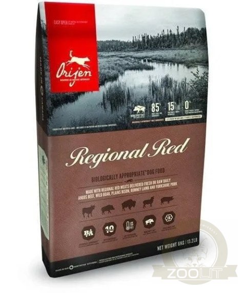 Orijen Regional Red Dog 6kg Orijen Regional Red Dog 6kg