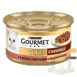Purina Gourmet Gold kaczka/indyk w sosie 85g