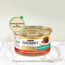 Purina Gourmet Gold wołowina w pomidorach 85g