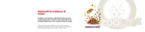 ROYAL CANIN Sensory Taste Kawałki W Sosie 12x85g ROYAL CANIN Sensory Taste Kawałki W Sosie 12x85g