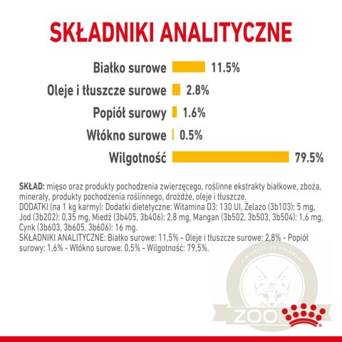ROYAL CANIN Sensory Taste Kawałki W Sosie 12x85g ROYAL CANIN Sensory Taste Kawałki W Sosie 12x85g