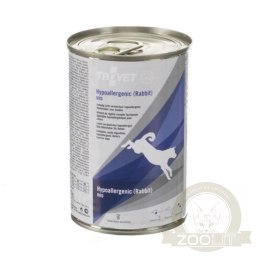 TROVET RRD Hypoallergenic - Rabbit (dla psa) 400g - puszka
