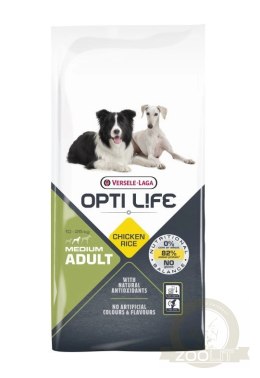 Versele-Laga Opti Life Adult Medium Z Kurczakiem I Ryżem 12,5kg