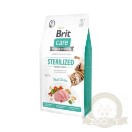 Brit Care Cat Grain-Free Sterilised Urinary Health Z Kurczakiem 7kg