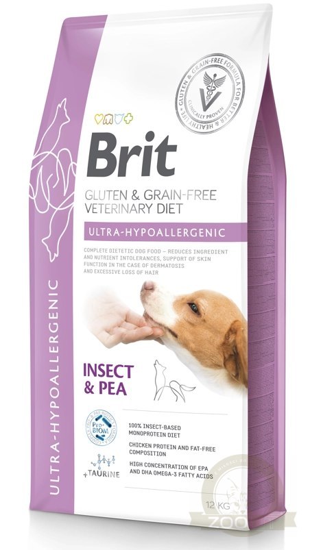 Brit GF Veterinary Diets Dog Ultra-Hypoallergenic Insect 12kg Brit GF Veterinary Diets Dog Ultra-Hypoallergenic Insect 12kg