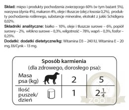 Dolina Noteci Premium Dla Psów Małych Ras Z Bażantem, Dynią I Makaronem 100g