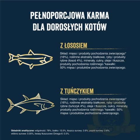 Felix Tasty Shreds Karma Dla Kota Z Łososiem I Tuńczykiem W Sosie 4x80g Felix Tasty Shreds Karma Dla Kota Z Łososiem I Tuńczykiem W Sosie 4x80g