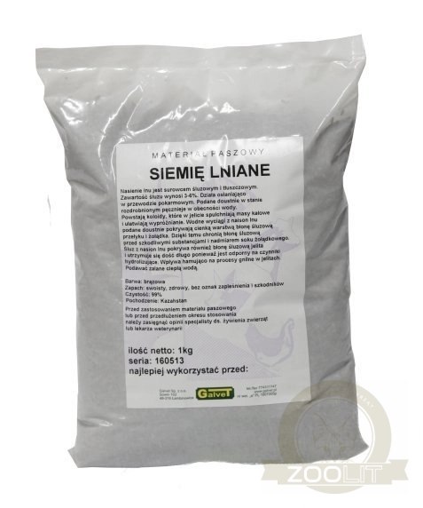GALVET Siemię Lniane Materiał Paszowy 1kg
