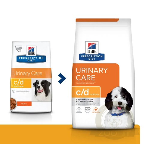 Hill's PD Prescription Diet Canine c/d Urinary Care 1,5kg Hill's PD Prescription Diet Canine c/d Urinary Care 1,5kg