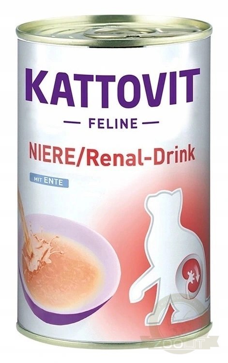 Kattovit Drink Niere/Renal Kaczka 135ml Kattovit Drink Niere/Renal Kaczka 135ml