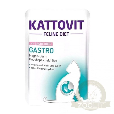 Kattovit Gastro Łosoś 85g Kattovit Gastro Łosoś 85g