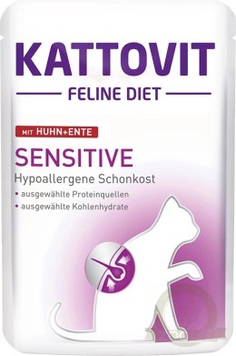 Kattovit Sensitive Kurczak Z Kaczką 85g