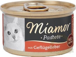 Miamor Pastete wątróbka drobiowa 85g puszka