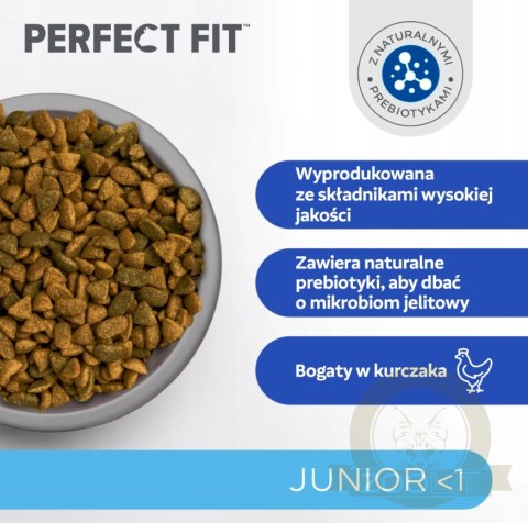 Perfect Fit™ - sucha karma pełnoporcjowa dla kociąt poniżej 1 roku, bogata w kurczaka 7kg Perfect Fit™ - sucha karma pełnoporcjowa dla kociąt poniżej 1 roku, bogata w kurczaka 7kg