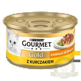 Purina Gourmet Gold Sauce Delight z kurczakiem 85g