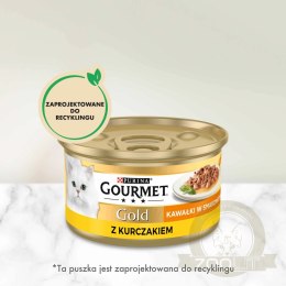 Purina Gourmet Gold Sauce Delight z kurczakiem 85g