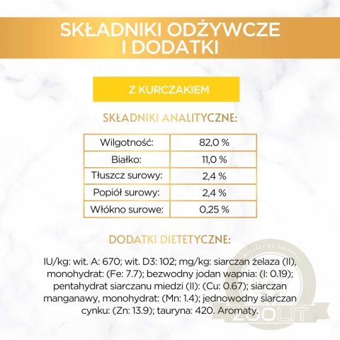 Purina Gourmet Gold Sauce Delight z kurczakiem 85g Purina Gourmet Gold Sauce Delight z kurczakiem 85g