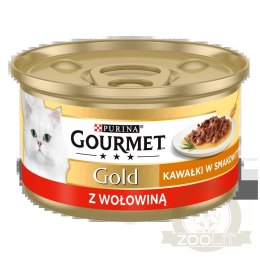 Purina Gourmet Gold Sauce Delight z wołowiną 85g