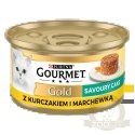 Purina Gourmet Gold Savoury Cake z kurczakiem i marchewką 85g
