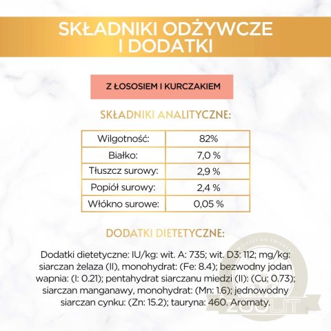 Purina Gourmet Gold łosoś/ kurczak w sosie 85g Purina Gourmet Gold łosoś/ kurczak w sosie 85g