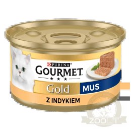 Purina Gourmet Gold mus z indykiem 85g