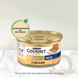 Purina Gourmet Gold mus z indykiem 85g