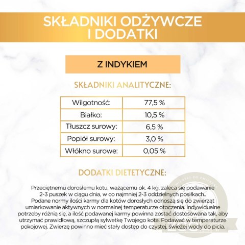 Purina Gourmet Gold mus z indykiem 85g Purina Gourmet Gold mus z indykiem 85g