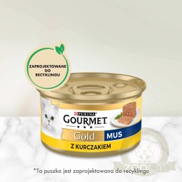 Purina Gourmet Gold mus z kurczakiem 85g