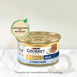 Purina Gourmet Gold mus z tuńczykiem 85g
