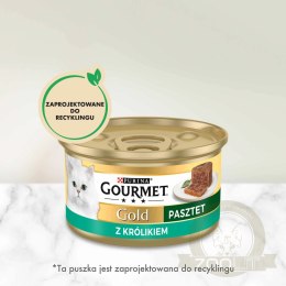 Purina Gourmet Gold pasztet z królikiem 85g